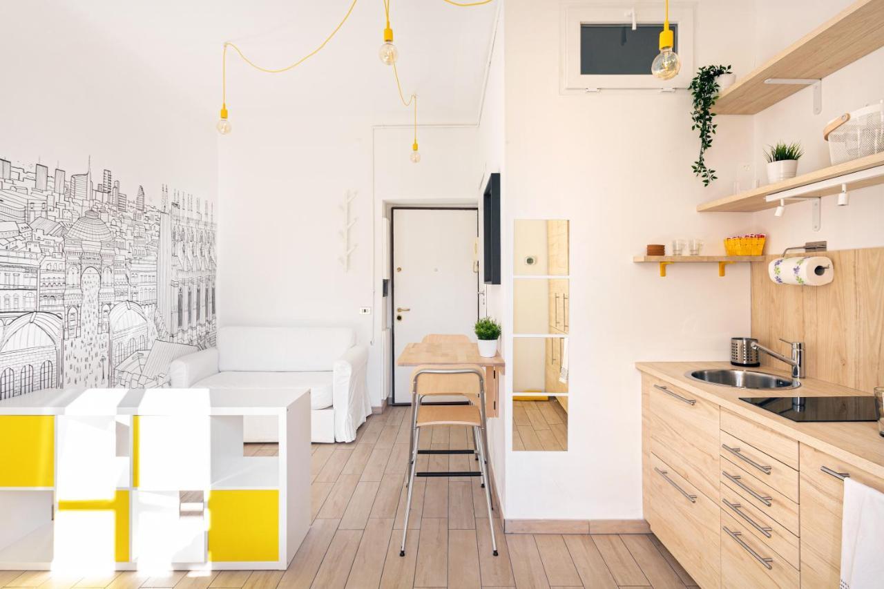 A Yellow Touch - Modern Studio In Isola Milano Apartamento Exterior foto